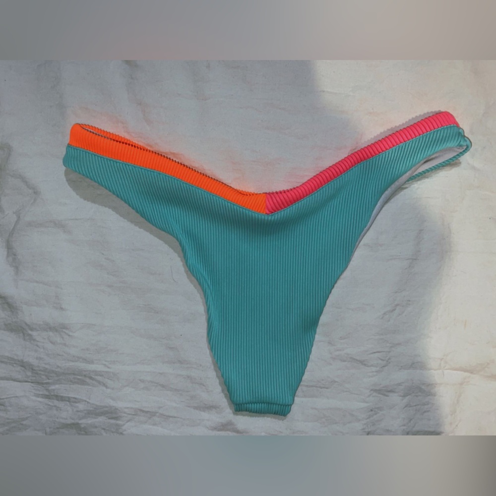 color block bikini bottoms